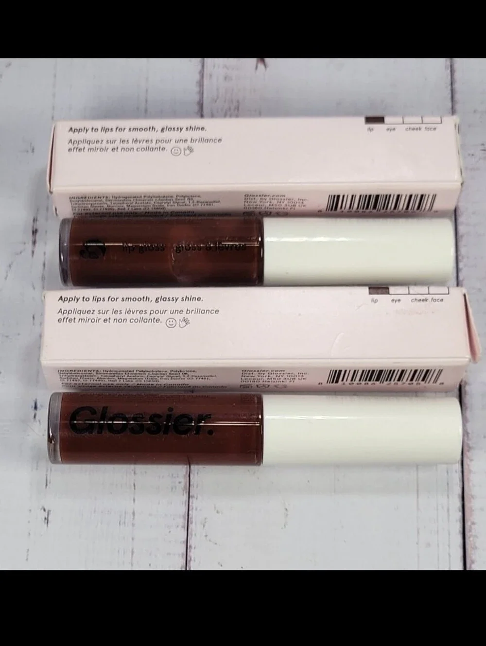 Glossier brand new